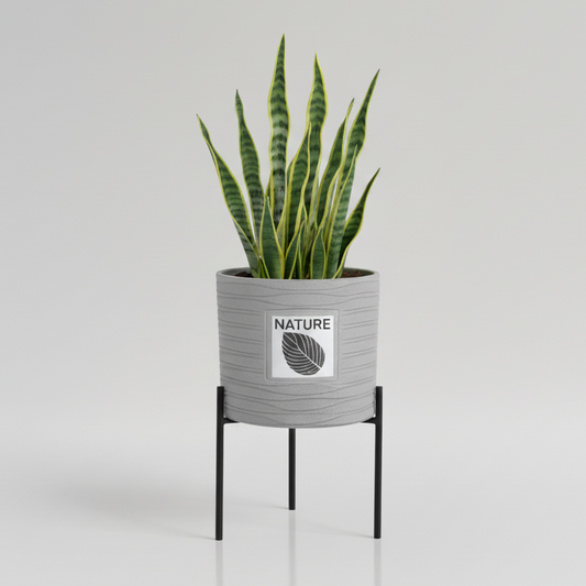 EcoLeaf Ceramic Planter