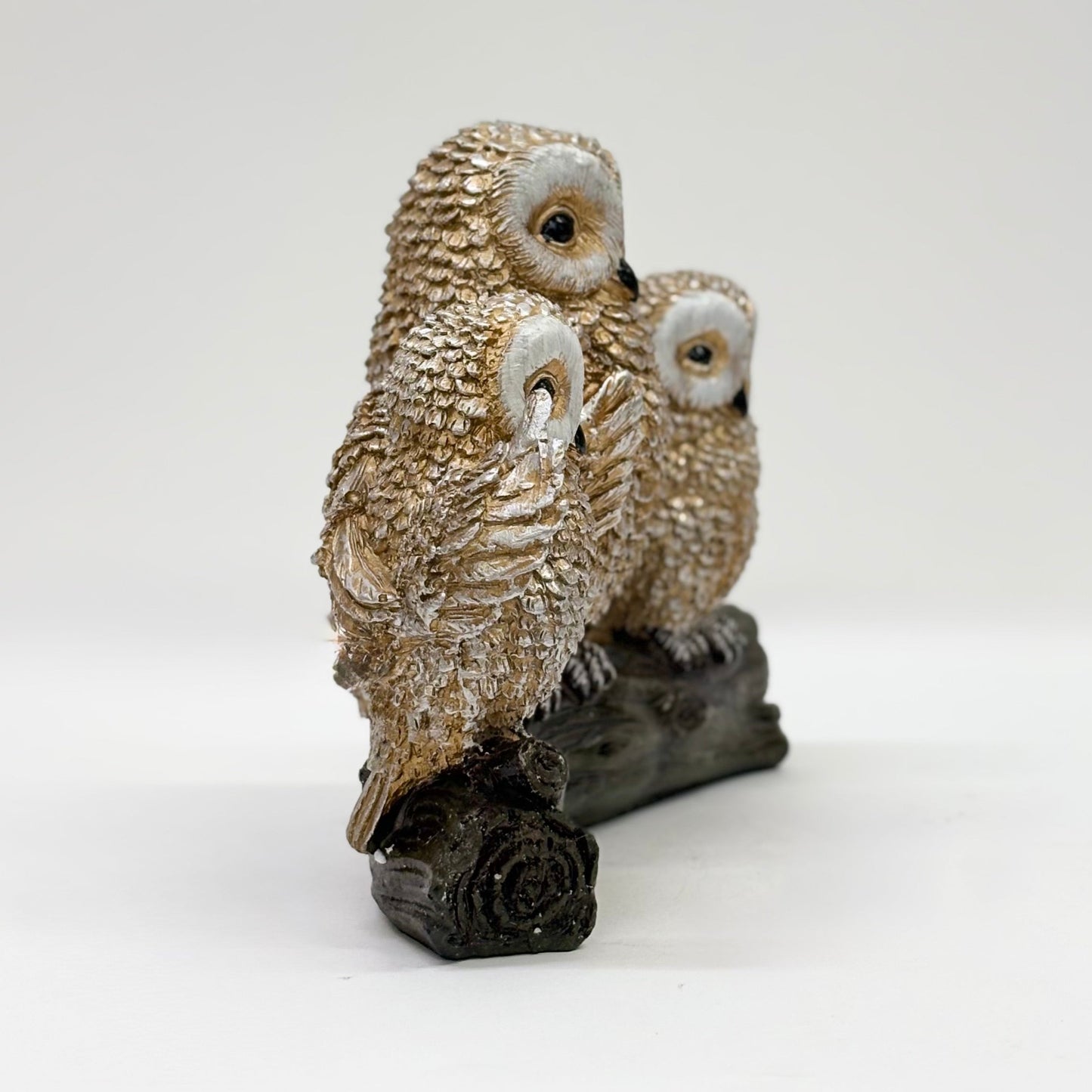 Trio Harmony Owl Figurine
