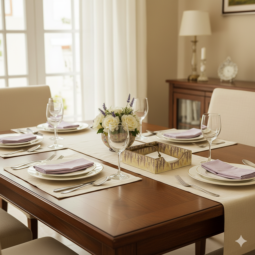 Why Every Home Needs a Stylish Tissue Holder on the Dining Table