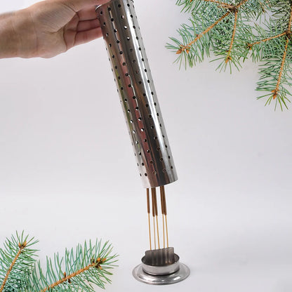 Stainless Steel Agarbatti Stand with Ash Catcher