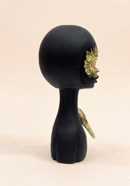 Afro Sunshine Girl side view top selling in gifting category.