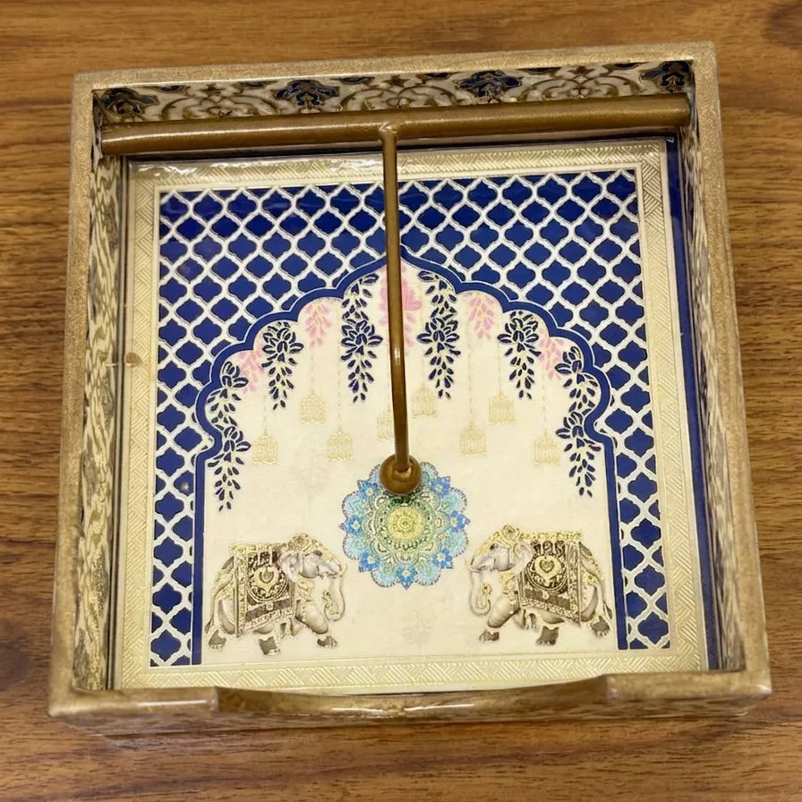 Antique tissue paper holder for living room