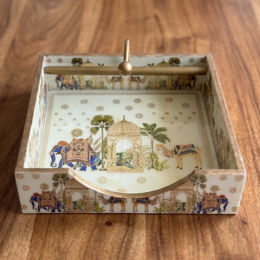 Best Hand Painted Tissue Organiser Hot seller