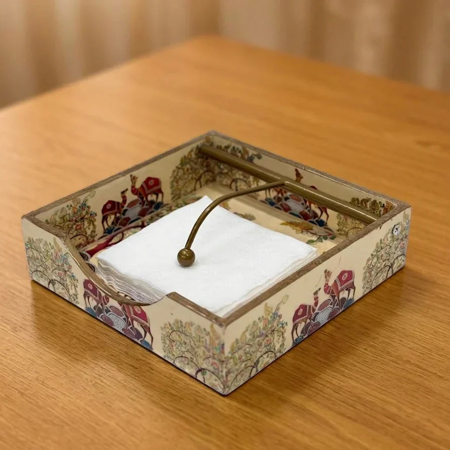 Best Top Selling Tissue Holder Rajasthani Artwork 