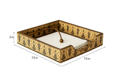 Dimensions for table tissue paper holder