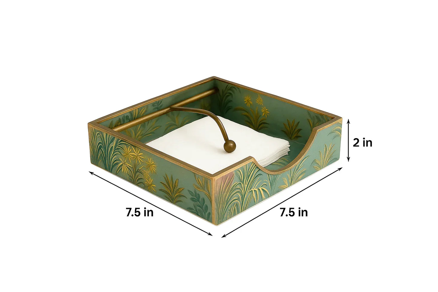 Dimensions for tissue holder 