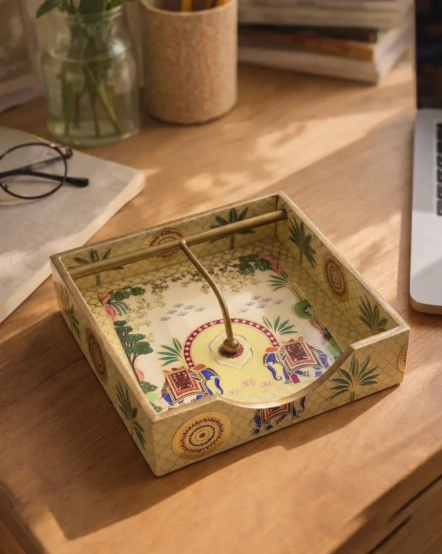 Hand Painted Tissue Organiser Hot seller