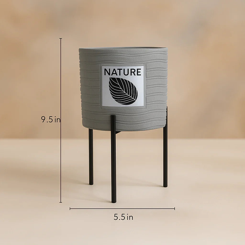 High quality aesthetic indoor plant pot for living room, bedroom, office, library, balcony 