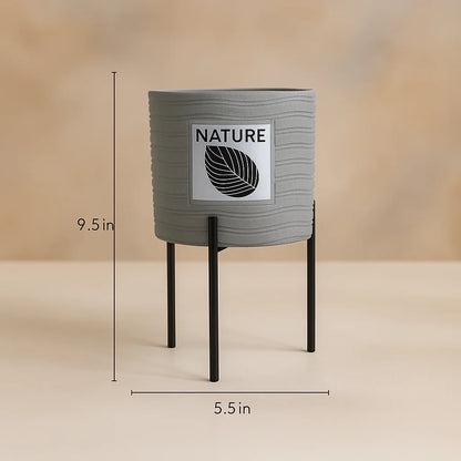 High quality aesthetic indoor plant pot for living room, bedroom, office, library, balcony 