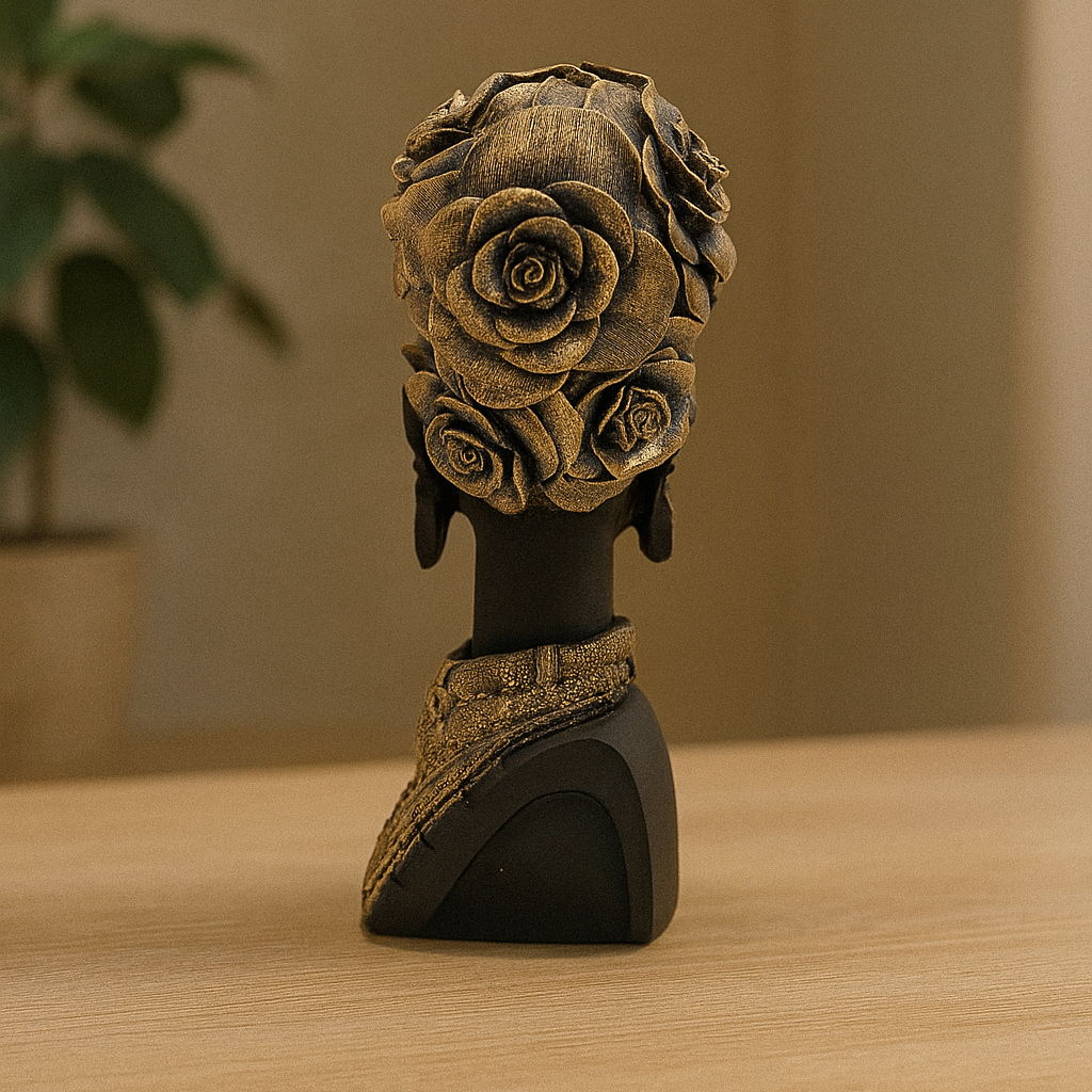 Golden Grace Divine Tribal Queen Bust