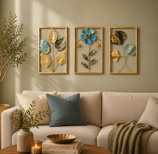 Leaves Metal Wall Decor