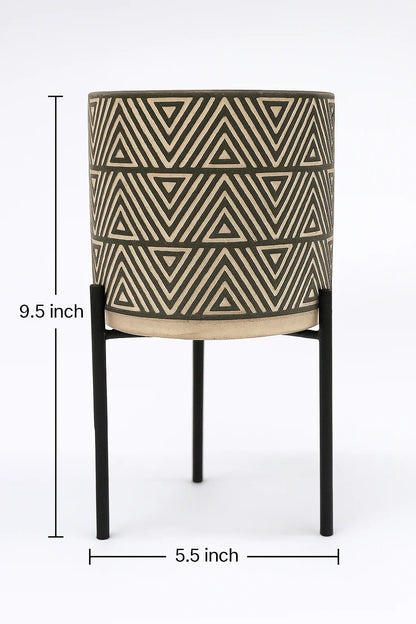 ceramic planter for living room decor
