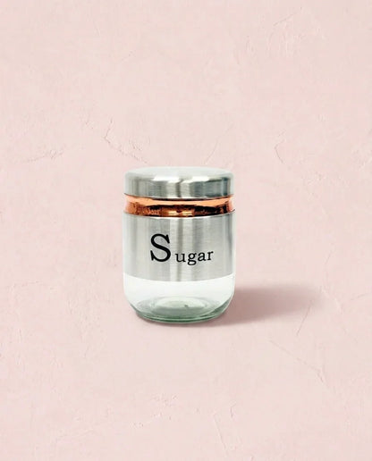 transparent glass storage Container with stainless steel lid top rated bestseller product