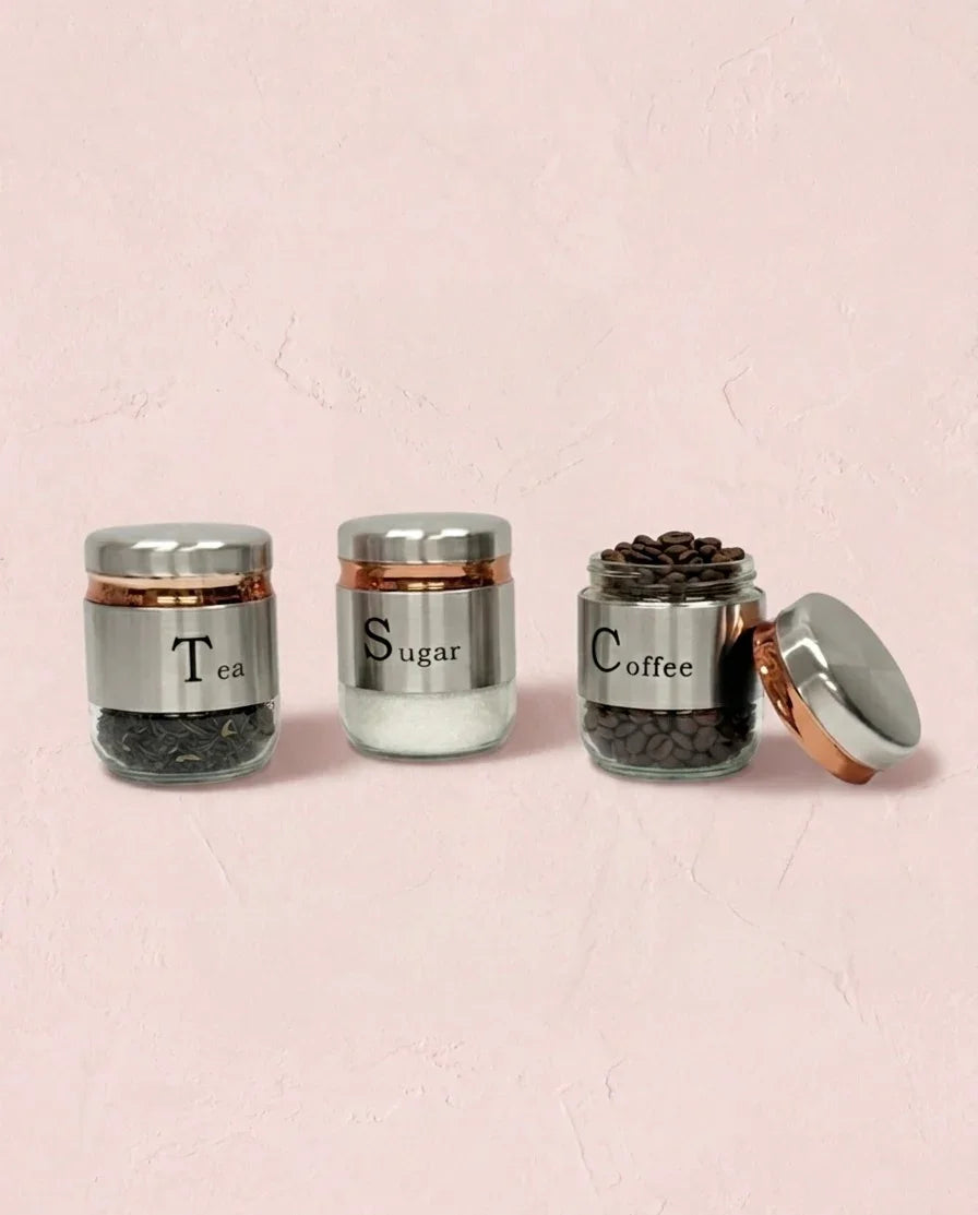 transparent glass storage containers  with lids of stainless steel pack of 3 top rated bestseller product
