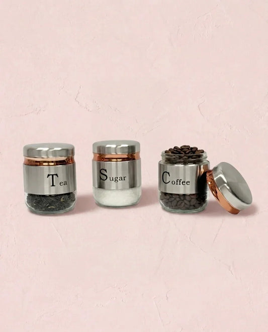 transparent glass storage containers  with lids of stainless steel pack of 3 top rated bestseller product